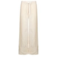 lauren ralph lauren pantalon fluido woven-wide leg-pants para mujer