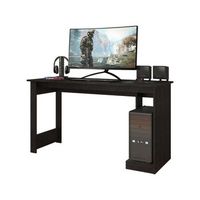 mesa gamer melamina  nero 136 cm - negra