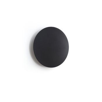 Exo Lighting - Aplique De Pared Circular  Ip20 Led Smd 9w  3000k Negro