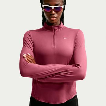 Nike Swift Half-Zip  Camiseta de running Mujeres - malva, plateado