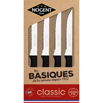 Nogent 3 Etoiles Caja De 4 Cuchillos Para Carne - 00081v