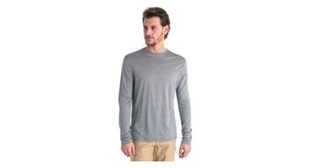 Camiseta tecnica icebreaker merino 125 cool lite  p   strong sphere  strong   p iii gris