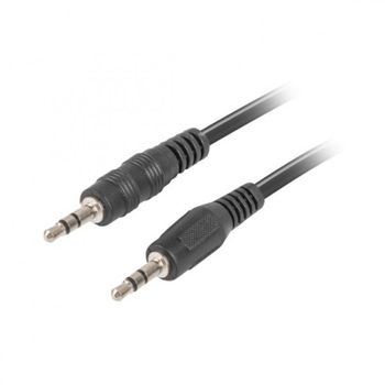Lanberg Cable Audio MiniJack 3.5mm 3 Pin Macho/Macho 2m Negro