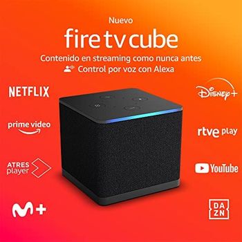 Amazon Fire TV Cube Negro 4K Ultra HD 16 GB 7.1 canales Wifi