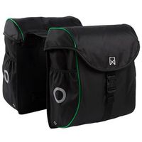 alforjas para bicicleta 38 l negro y verde 16104 willex