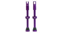 valvulas tubeless cnc peaty s 80mm violeta