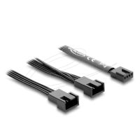 cable de alimentacion interna delock 84543 pwm 4 pines a 2 x 4 pines 05 m negro