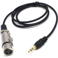 cable de audio mozos xlr hembra a mini jack 35mm trs estereo