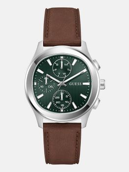 Reloj Multifunción De Piel Genuina De 40 Mm
