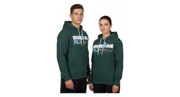Ironman 70 3 italia emilia romagna sudadera con capucha verde