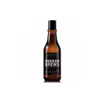 Redken brews 3-in-1 shampoo, conditioner & body wash 300ml