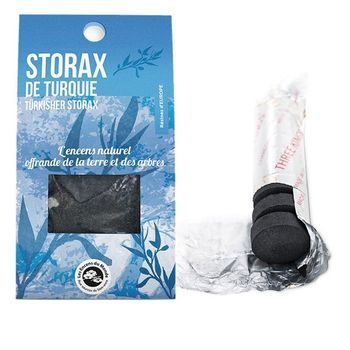 Resina De Estorax De Pavo Para Quemar + Rollo De 10 Carbones