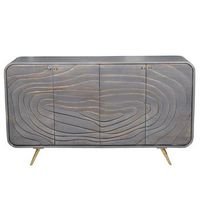 aparador madera mango 4 puerta s gris