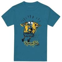 spongebob squarepants camiseta shocking para hombre