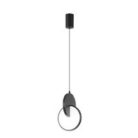 lampara de techo colgante carlota 1l negro 17w 6500k 2380lm