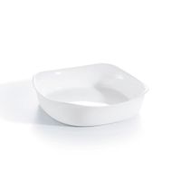 plato de horno vidrio opal blanco 20 cm