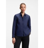 hugo para mujer 50552832 camisa the essential marino 36 azul casual algodon manga larga