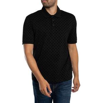 Armani Exchange Polo Polo con estampado de logotipo regular para hombre
