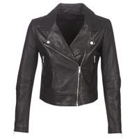 ikks cazadora de cuero bm48145-02 para mujer