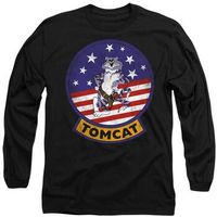 top gun camiseta manga larga tomcat para mujer