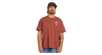 Camiseta de hombre dharco rust red