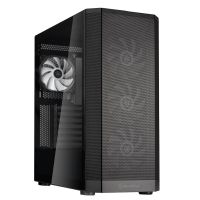 caja pc silverstone fara 514x argb cristal templado atx negra
