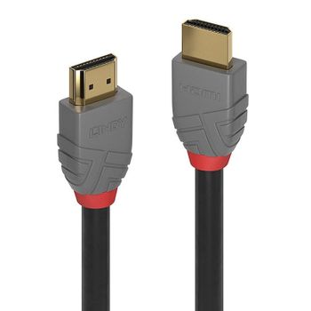 Cable HDMI Lindy Anthra Line 0,3 m Negro 18 Gbit/s 4K