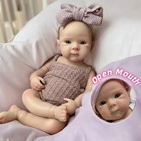 muneca de silicona reborn bettie de 13 pulgadas impermeable con 2 conjuntos de ropa piel pintada a mano tacto suave
