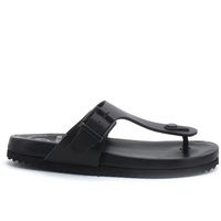 cafe noir chanclas cafenoir ciabatta infradito pelle nero st1520 para hombre