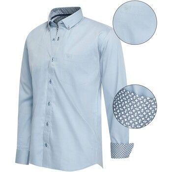 Cappuccino Italia Camisa Regular Fit Overhemd Baby Blue para mujer