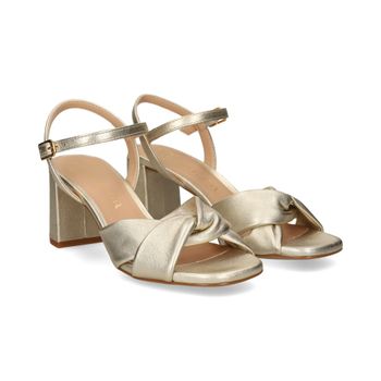 Unisa Sandalias Con Tacón Mujer - Plata Talla 36