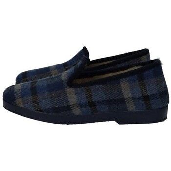 Chapines Pantuflas Cuadros paÑo cerrada para hombre