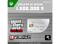 xbox series x s gta online tarjeta gran tiburon blanco 1500000 codigo de descarga juego base se vende por separado