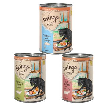 Feringa Selected Recipes 24 x 400 g - Pack Ahorro - Pack mixto (cordero, vacuno y salmón)