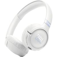 auriculares jbl tune 680nc inalambricos bluetooth con cancelacion de ruido adaptativa microfono y plegables blancos