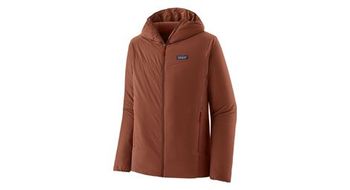 Patagonia nano air light hybrid hoody chaqueta termica roja para hombre