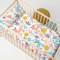 woodland colcha cuna 100x130 cm