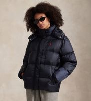 polo ralph lauren para mujer 211932183001 abrigo acolchado repelente al agua marino m casual sostenible nylon reciclado