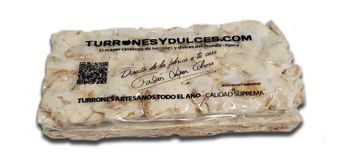 Turrón de Alicante Artesano dividido en 2 tabletas (más cómodo...