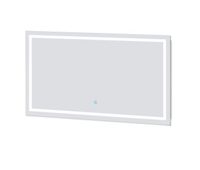 espejo de bano led sin cobre 10080cmrantivahorinterruptor tactil