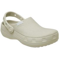 crocs zuecos sabots classic crafted tige en toile beige para hombre