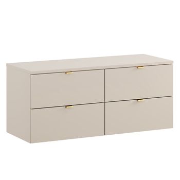 Mueble bajo lavabo 120cm encimera paneles de melamina y de mdf