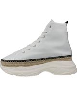 de yellow street boot party leather blanco