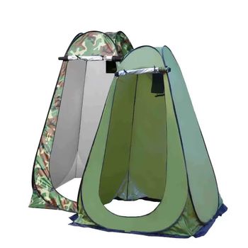 Carpa de refugio portátil para exteriores, camping, playa, ducha, inodoro, vestidor, protección contra sol y lluvia con ventana