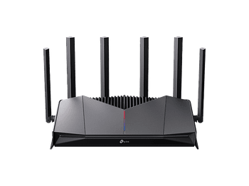 Router - TP-Link Archer GE400, 5765 Mbit/s, MU-MIMO, Doble banda, 6 Antenas, WiFi 7, Negro