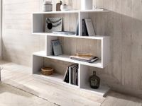 estanteria de diseno baja 110x96x25 cm blanco