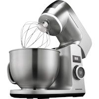 grundig kmp 8650 s robot de cocina 1000 w 46 l negro plata