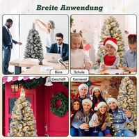 arbol de navidad artificial con luces arbol festivo arbol artificial para el hogar verde 150 cm