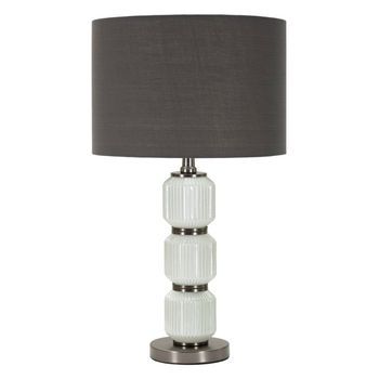 Lámpara De Mesa De Cristal Cm Ø 32,5x57