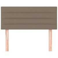 cabecero cama mueble de dormitorio de tela 100 x 5 x 7888 cm gris topo m020007726